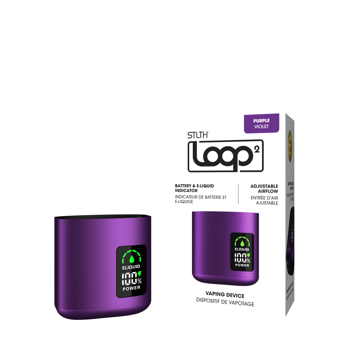 STLTH LOOP 2 CLOSED POD DEVICE - PURPLE (5PC/CTN)