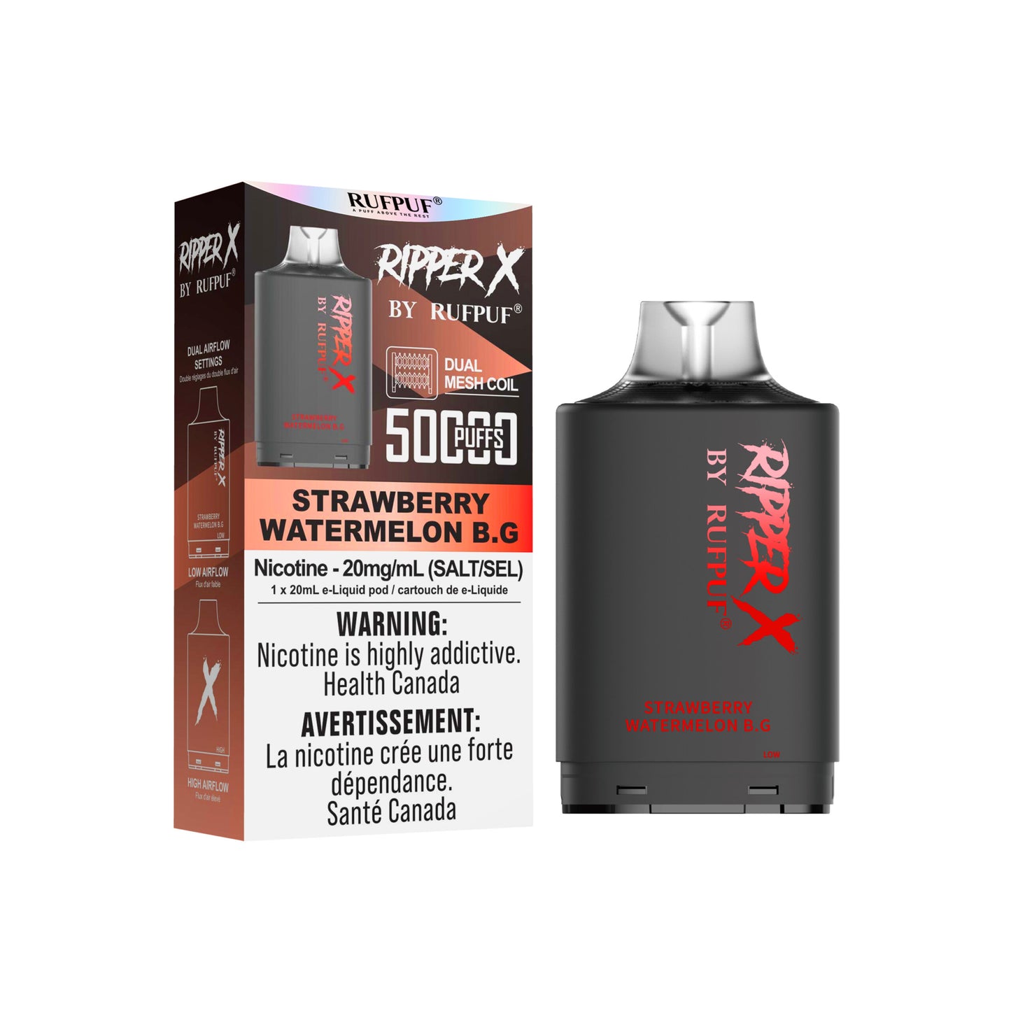RIPPER X 50K - Strawberry Watermelon B.G