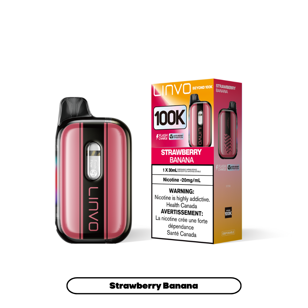 Linvo Beyond 100K - Strawberry Banana