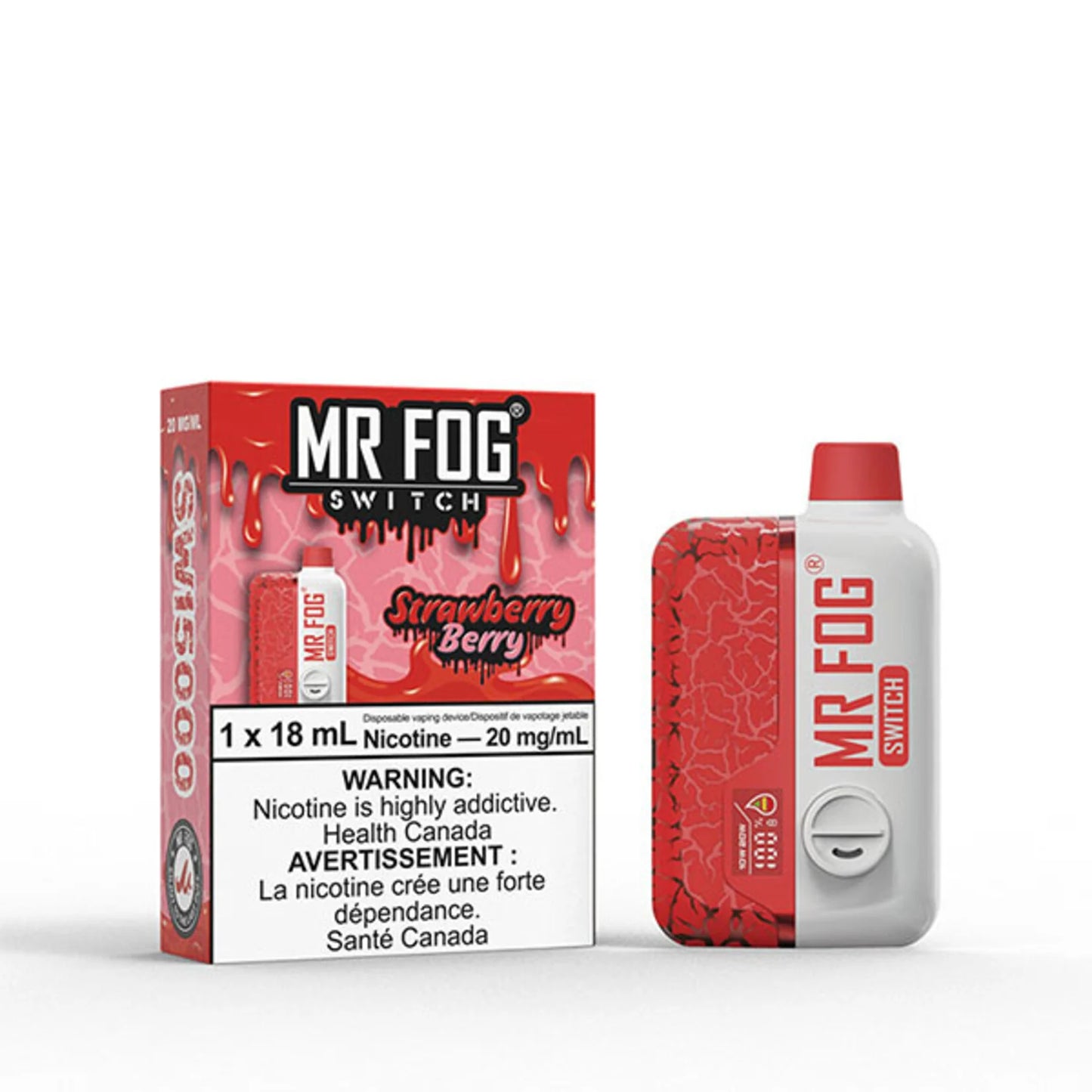 MR FOG SWITCH - Strawberry Berry (20mg)
