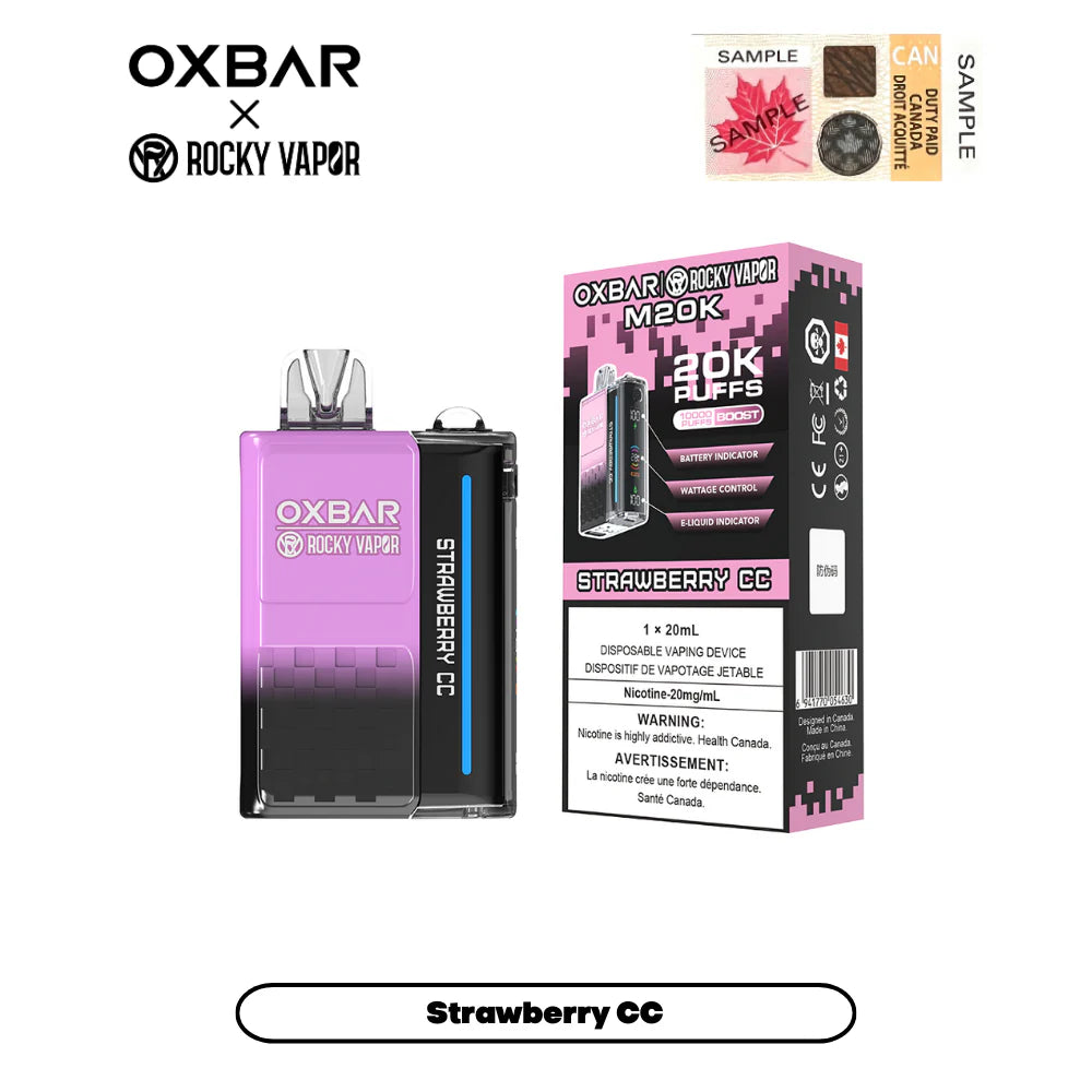 Rocky Vapor Oxbar M20K - Strawberry CC