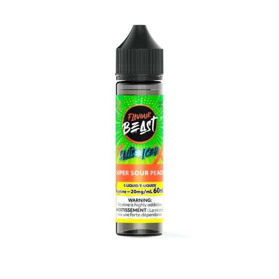 Flavour Beast E-Liquid (20mg/60mL) - Super Sour Peach