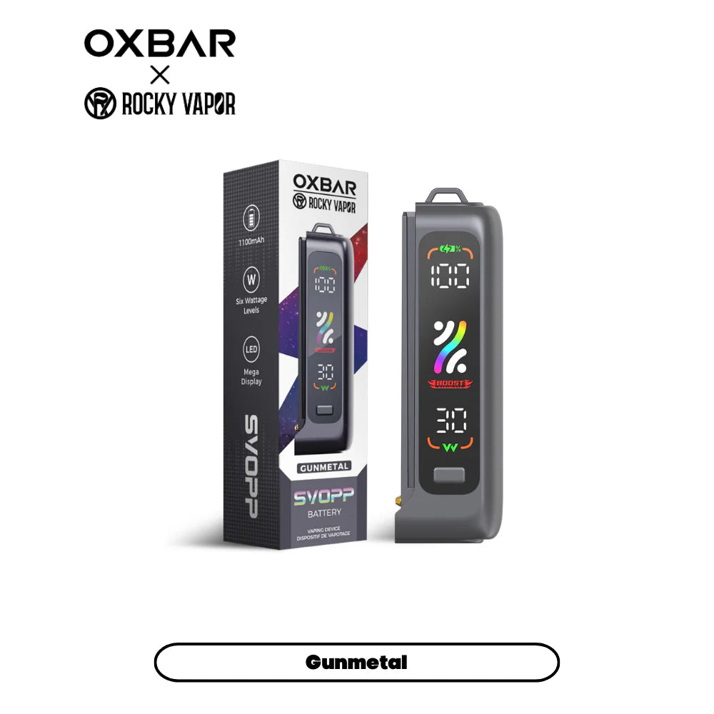 Rocky Vapor Oxbar Svopp (Kit 1100mAh) - Gunmetal