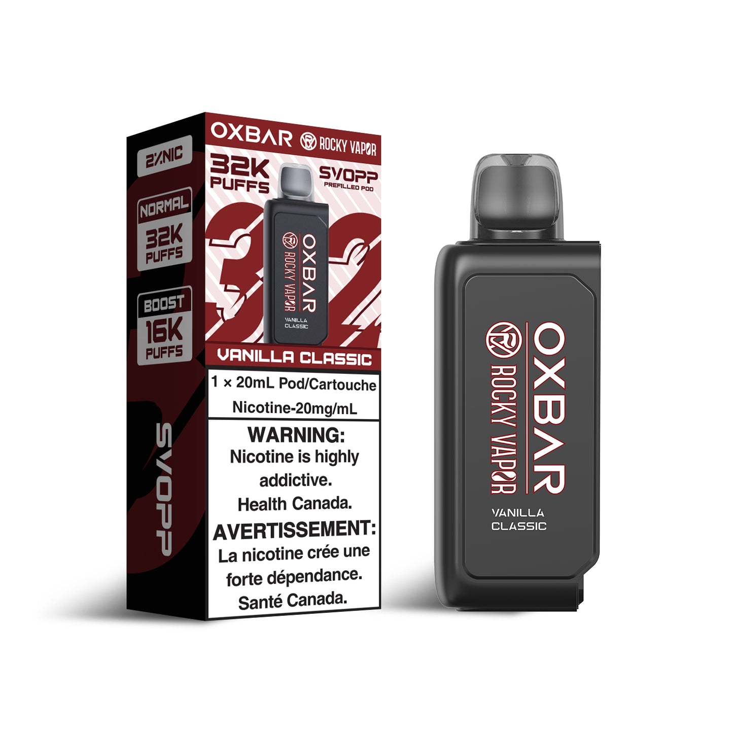 Svopp Rocky Vapor Oxbar (32K) - Vanilla Classic