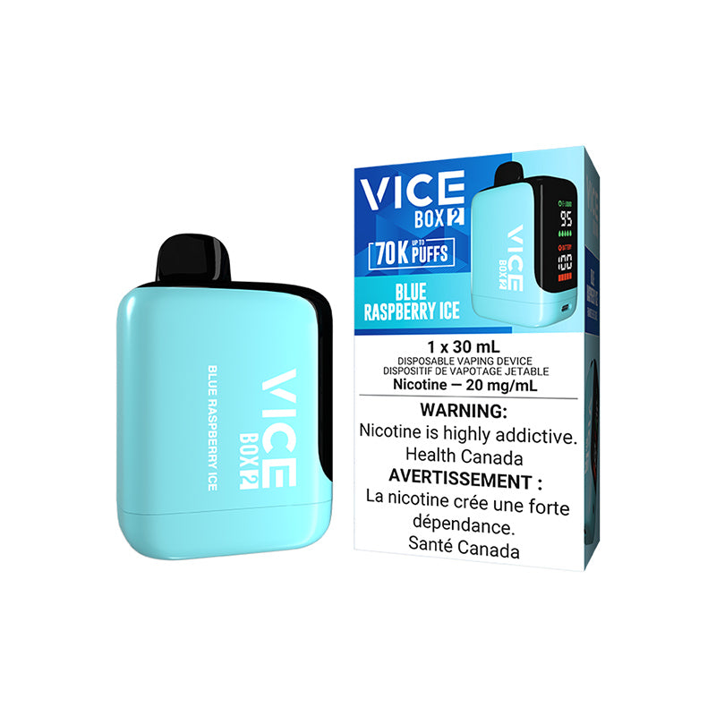 VICE BOX 2 DISPOSABLE - BLUE RASPBERRY ICE