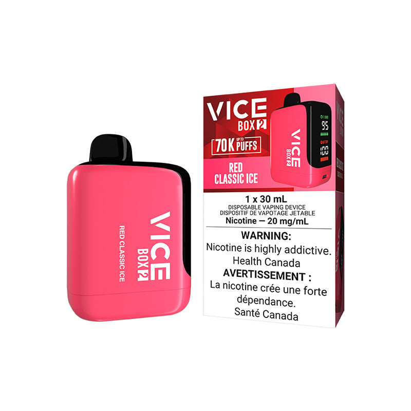 VICE BOX 2 DISPOSABLE - RED CLASSIC ICE