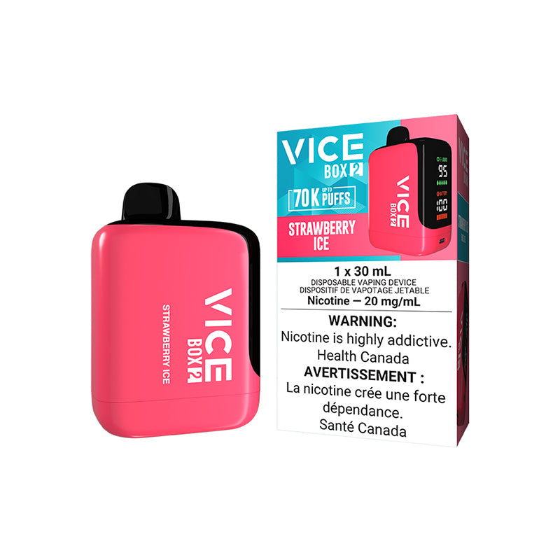 VICE BOX 2 DISPOSABLE - STRAWBERRY ICE