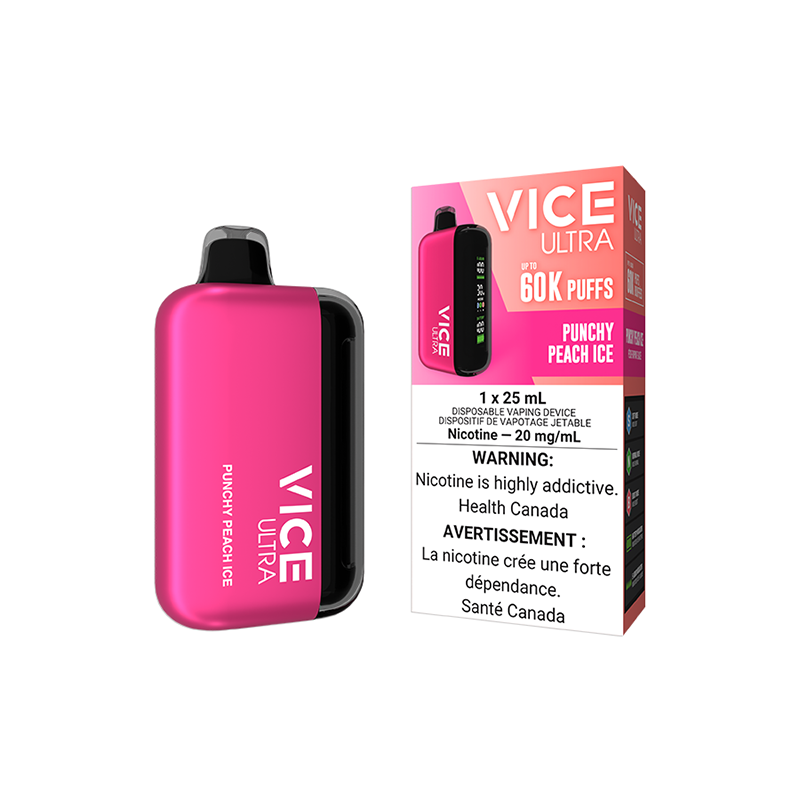 VICE ULTRA DISPOSABLE - PUNCHY PEACH ICE