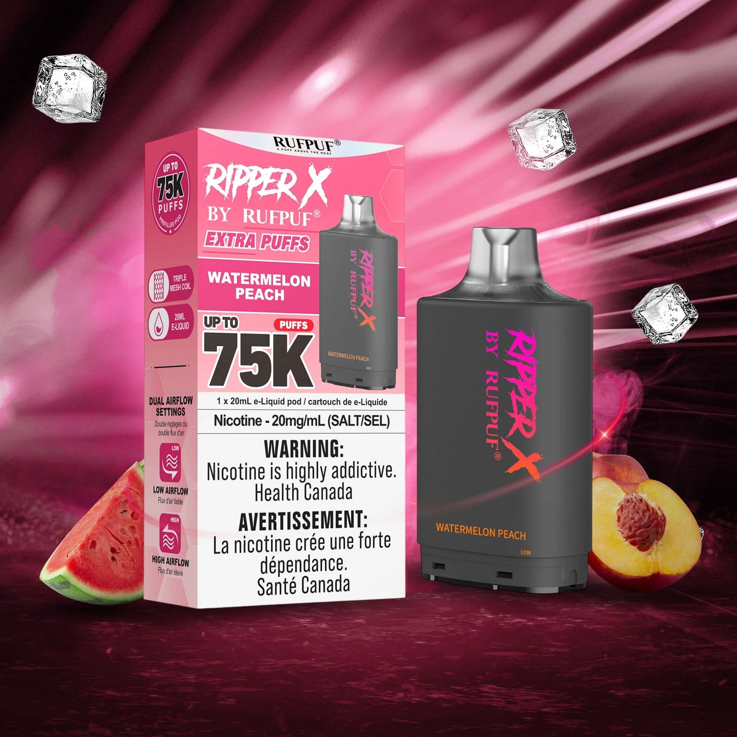Ripper X 75K - Watermelon Peach