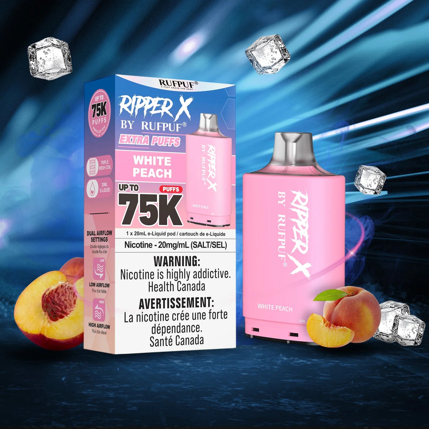 Ripper X 75K - White Peach