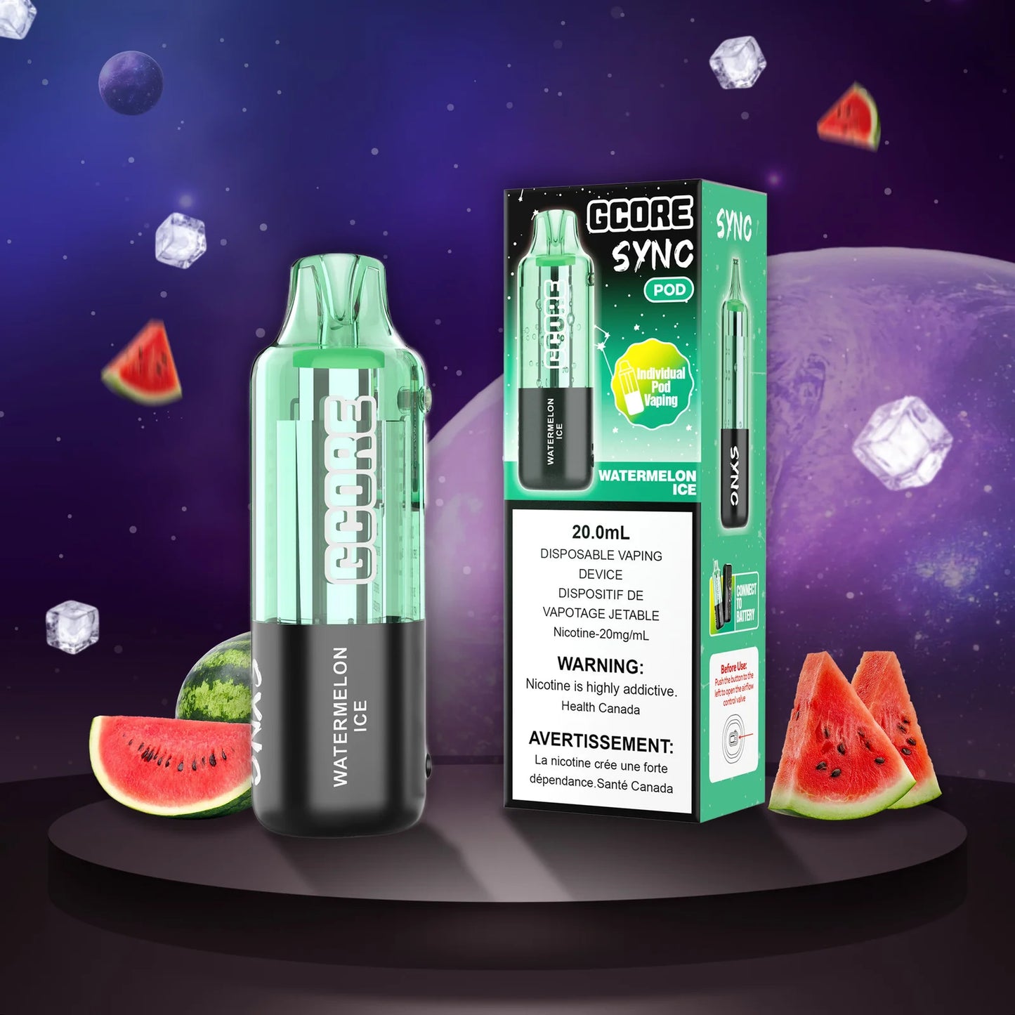 Gcore Sync Pod - Watermelon Ice