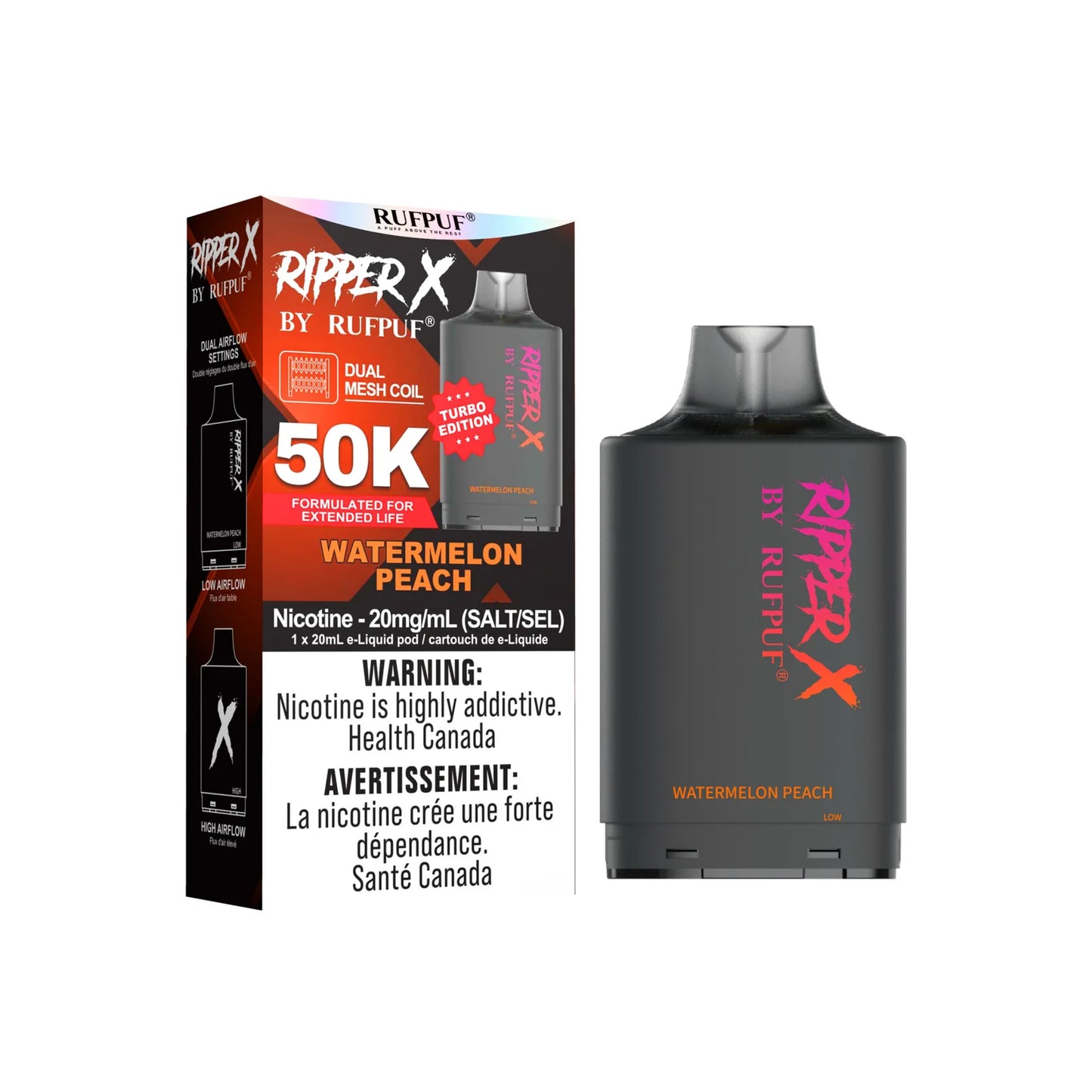 RIPPER X 50K - Watermelon Peach