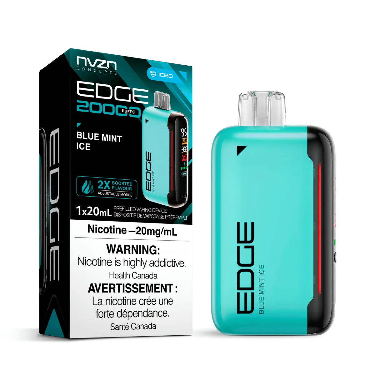 Edge by NVZN 20000 Disposable - Blue Mint Ice 5pc/Carton