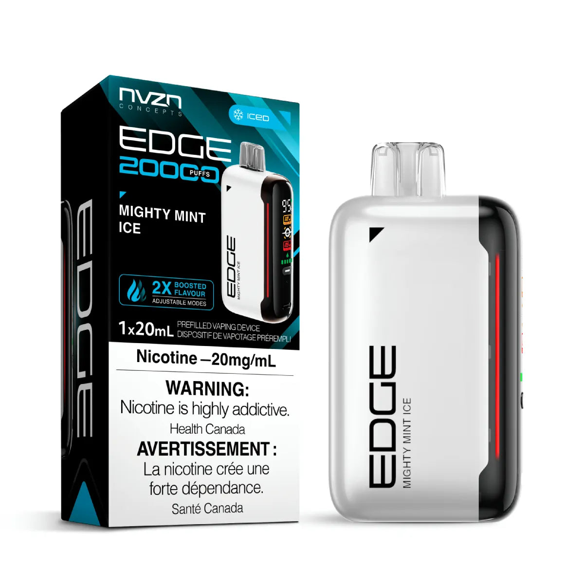 Edge by NVZN 20000 Disposable - Mighty Mint Ice 5pc/Carton