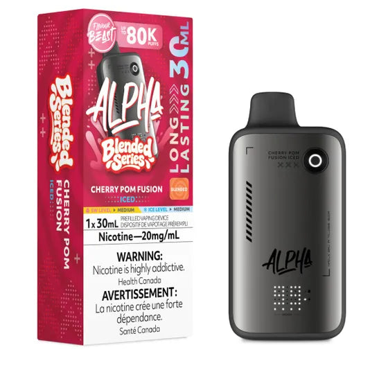 Flavour Beast Alpha Disposable - Cherry Pom Fusion Iced