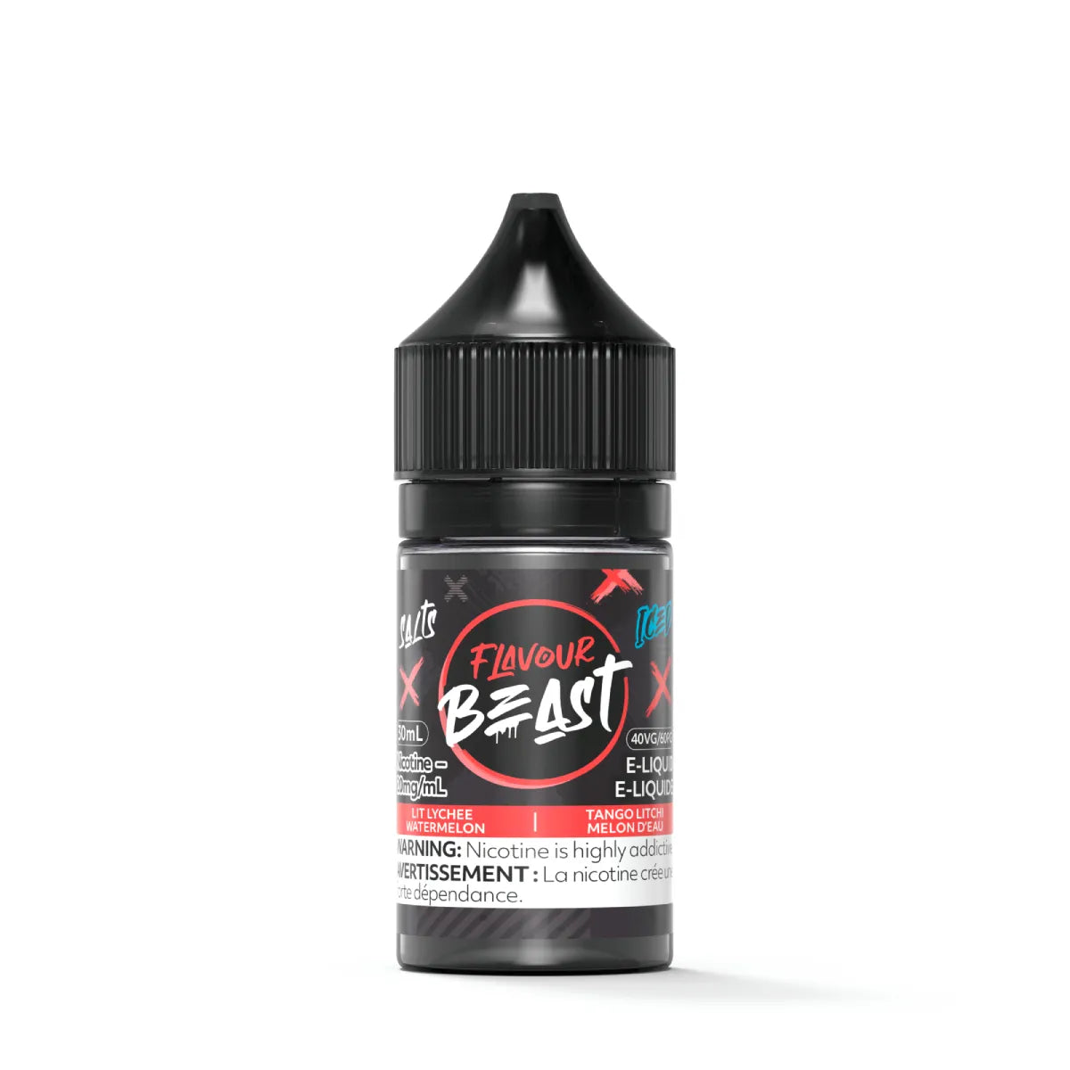 Flavour Beast E-Liquid - Lit Lychee Watermelon Iced 20mg/30mL