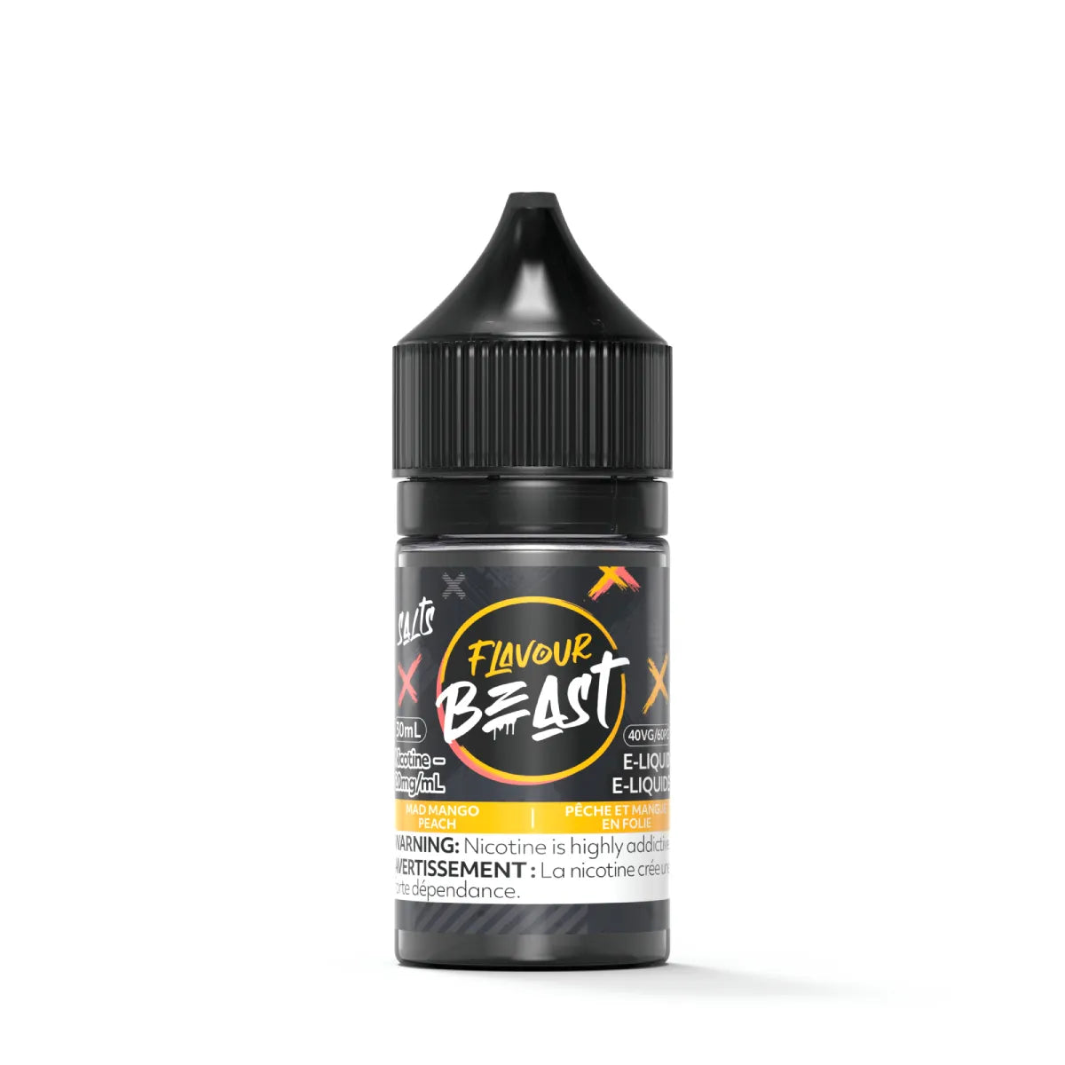Flavour Beast E-Liquid - Mad Mango Peach 20mg/30mL