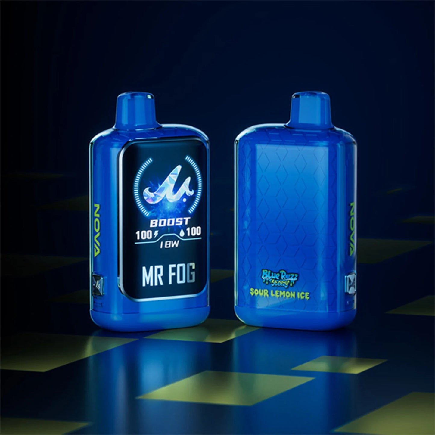 MR FOG NOVA (36K) - Blue Razz Steezy Sour Lemon Ice (20mg)