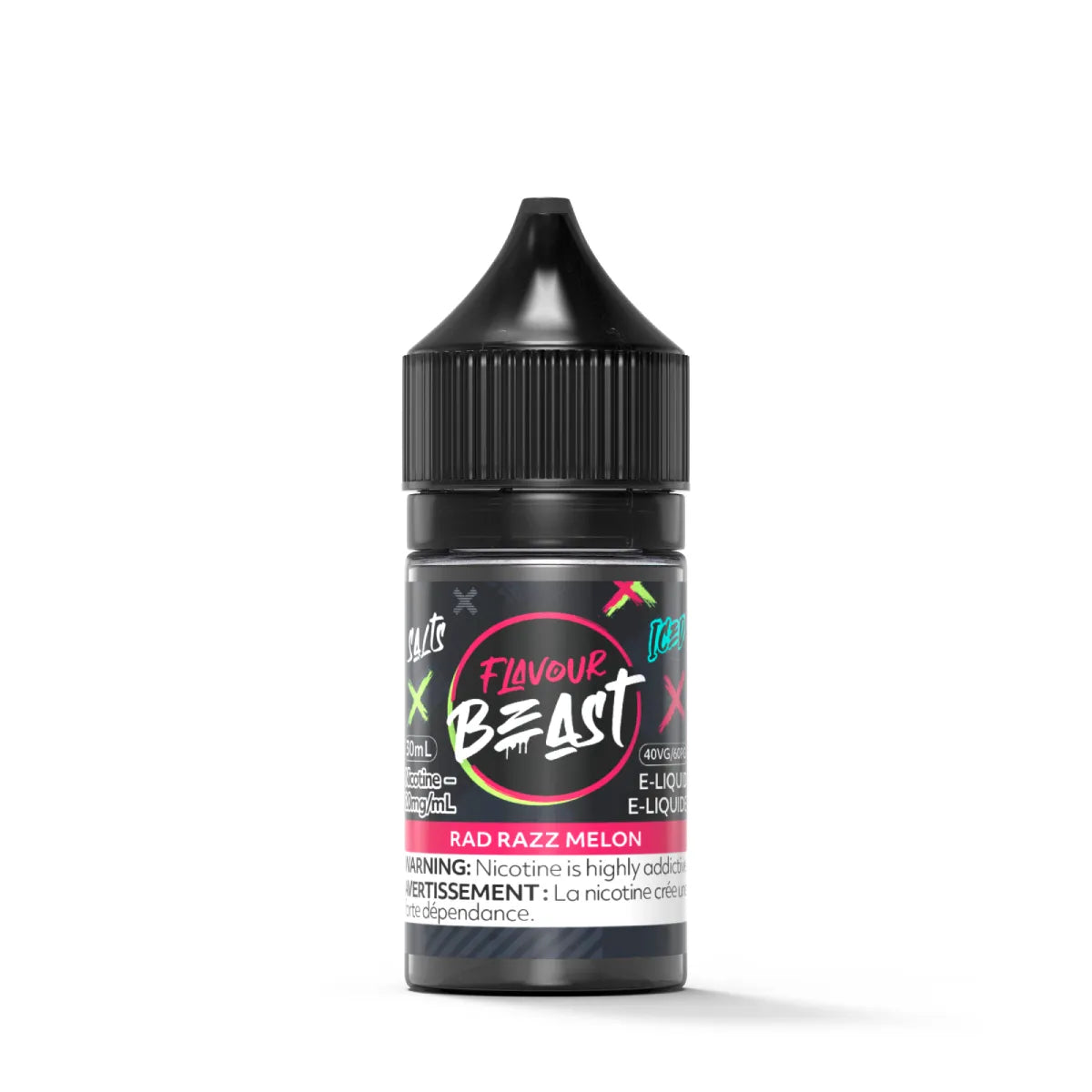 Flavour Beast E-Liquid - Rad Razz Melon 20mg/30mL