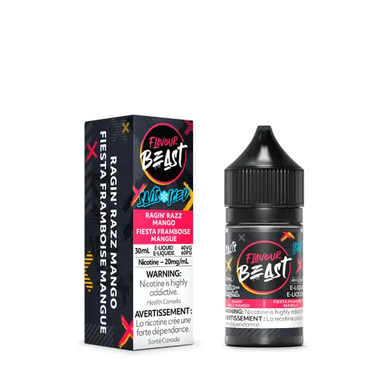 Flavour Beast E-Liquid - Ragin' Razz Mango Iced