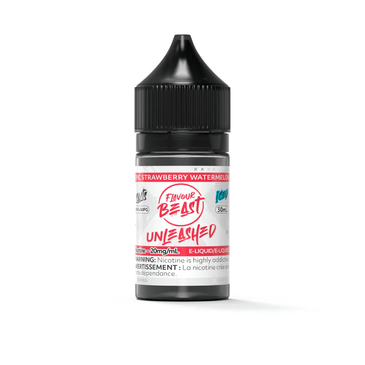 Flavour Beast E-Liquid Unleashed - Epic Strawberry Watermelon 20mg/30mL