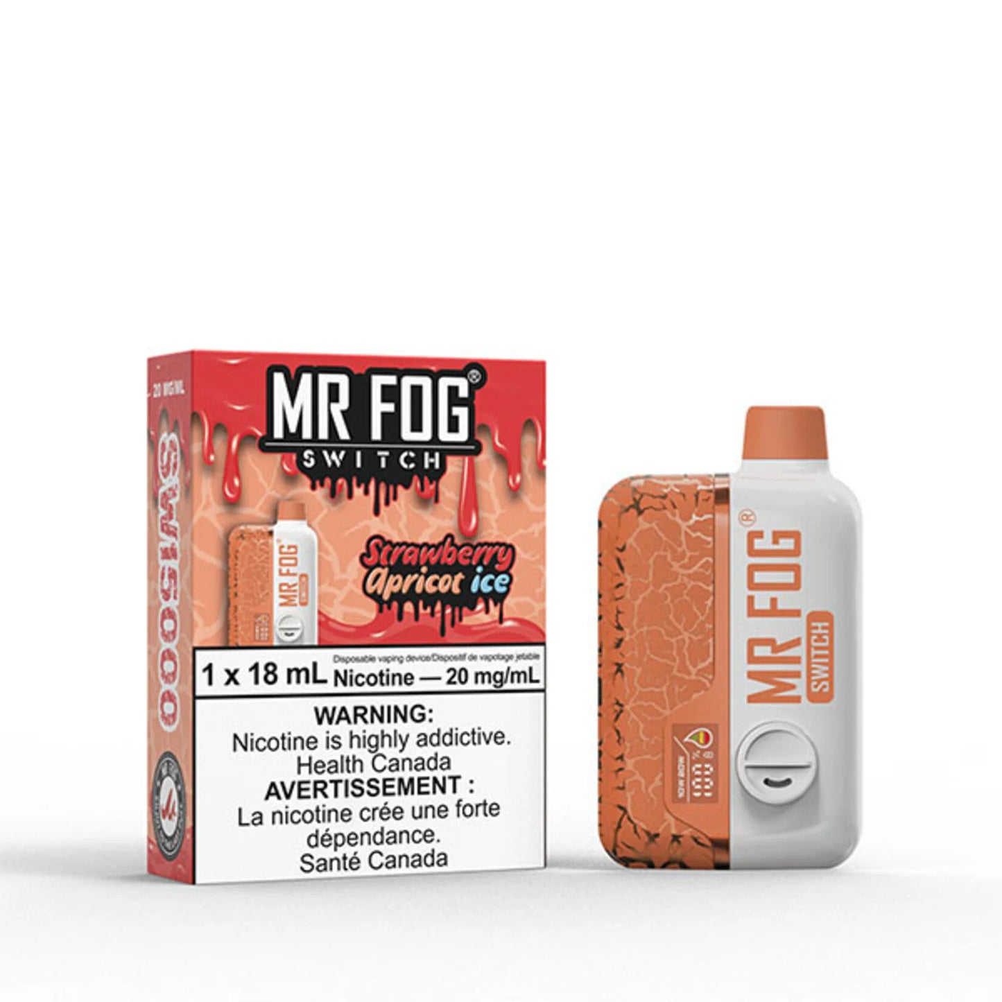 MR FOG SWITCH - Strawberry Apricot Ice (20mg)