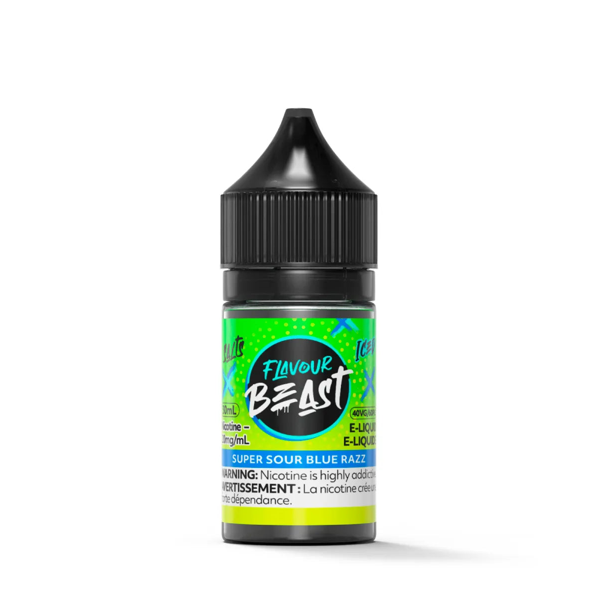 Flavour Beast E-Liquid - Super Sour Blue Razz 20mg/30mL