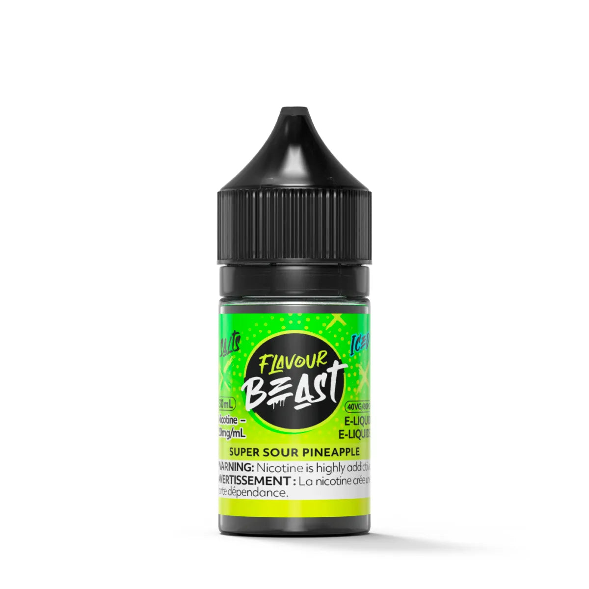 Flavour Beast E-Liquid - Super Sour Pineapple 20mg/30mL