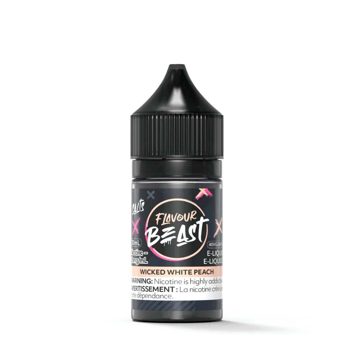 Flavour Beast E-Liquid - Wicked White Peach 20mg/30mL