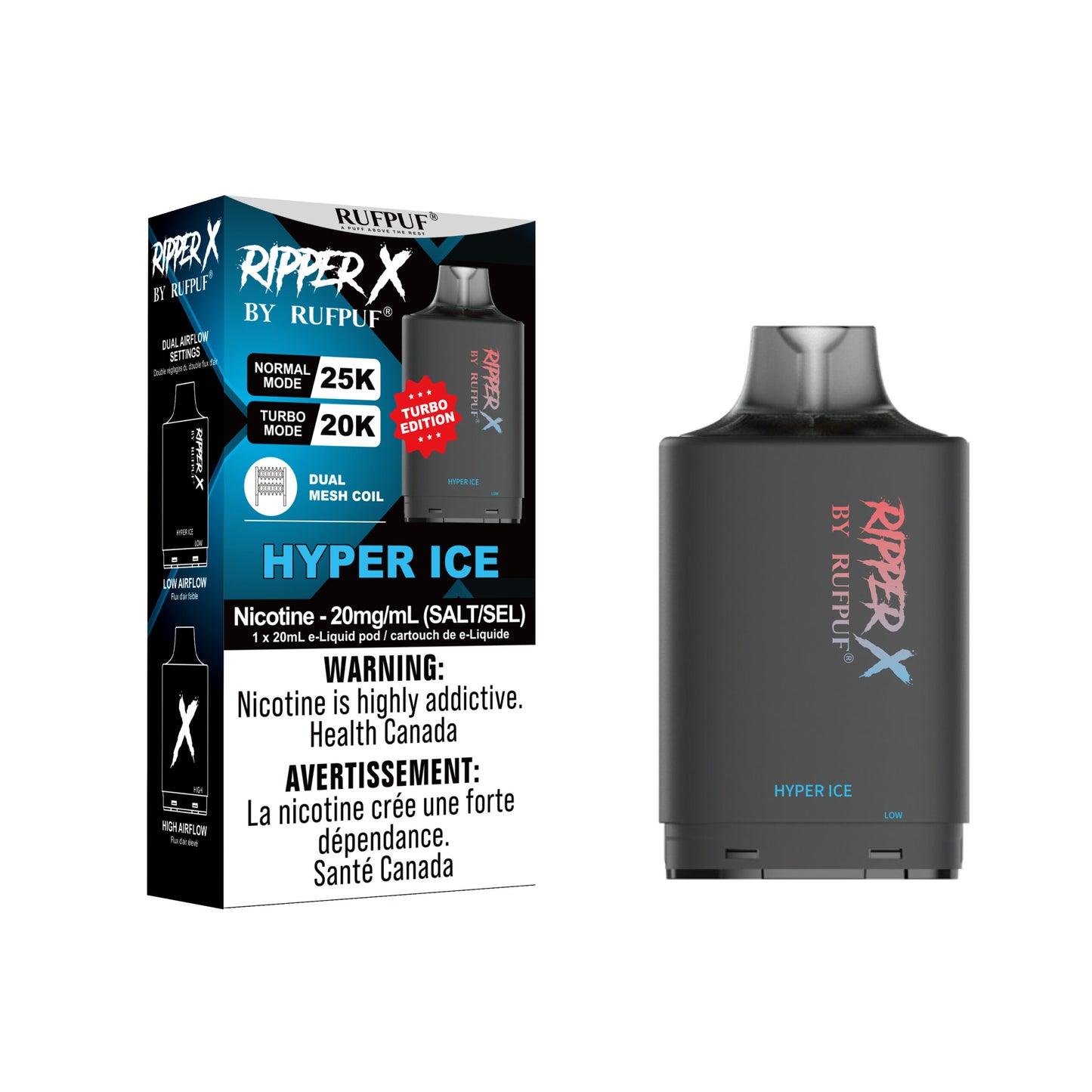 HYPER ICE - Ripper X 25k (20mg/ML / 5PCs)