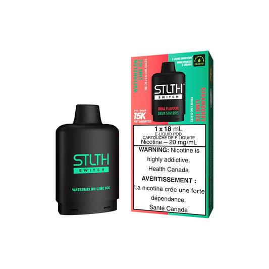 STLTH SWITCH POD PACK - WATERMELON LIME ICE AND STRAWBERRY LIME ICE (5PC/CTN)