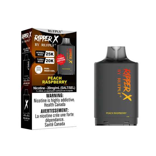 Peach Raspberry Ripper X 25k (20mg/ML / 5PCs)