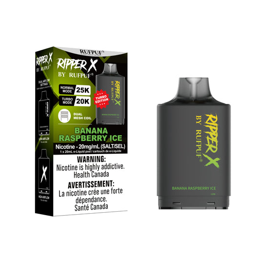 Banana Raspberry Ice Ripper X 25k (20mg/ML / 5PCs)