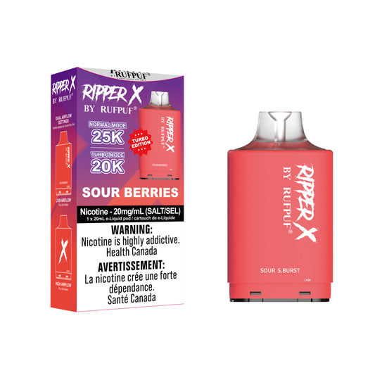Sour Berries Ripper X 25k (20mg/ML / 5PCs)