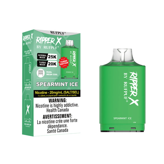 SPEARMINT ICE Ripper X 25k (20mg/ML / 5PCs)