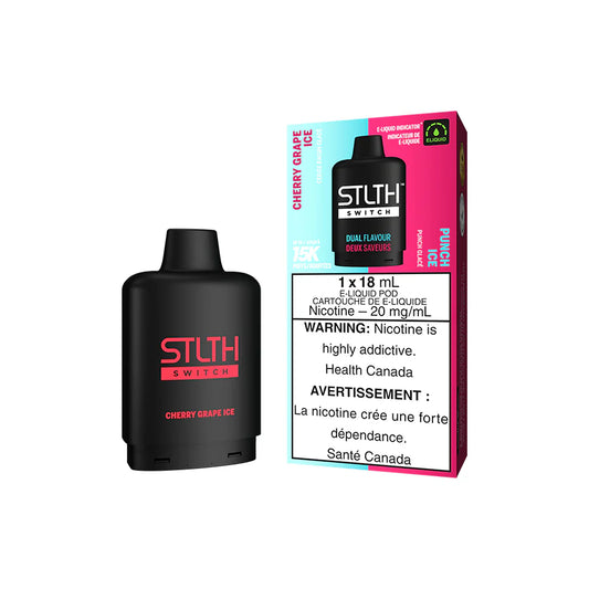 STLTH SWITCH POD PACK - CHERRY GRAPE ICE AND PUNCH ICE (5PC/CTN)