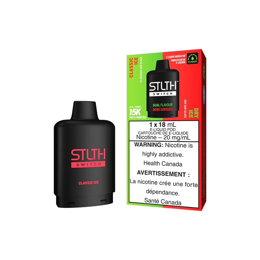 STLTH SWITCH POD PACK - CLASSIC ICE AND DRY ICE (5PC/CTN)