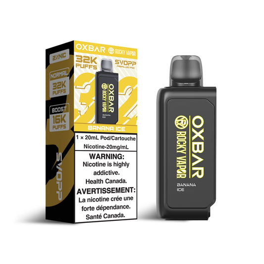 Svopp Rocky Vapor Oxbar (32K) - Banana Ice