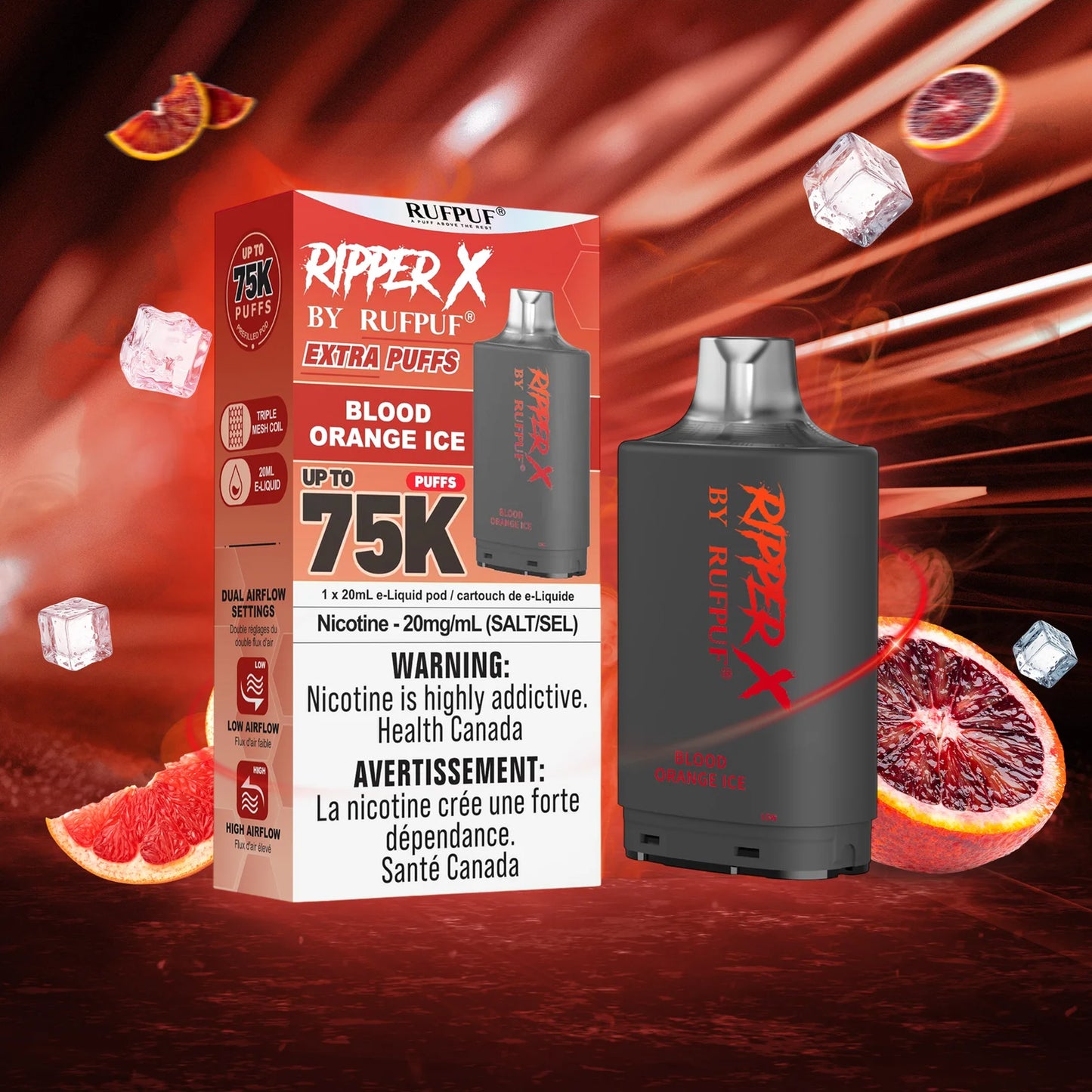 Ripper X 75K - Blood Orange Ice