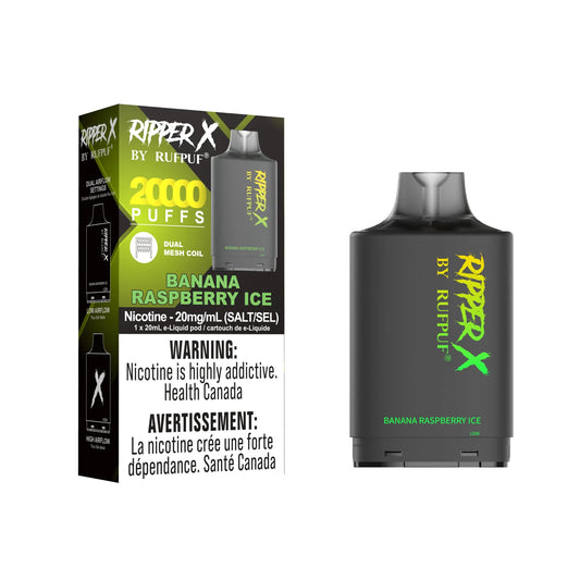 Banana Raspberry Ice Ripper X 20k (20mg/mL / 5PCs)