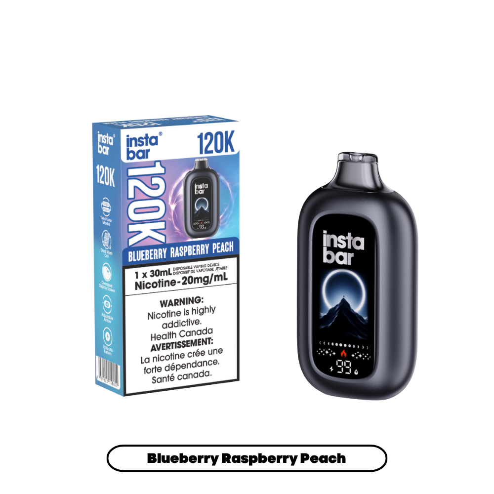 Insta Bar 120K - Blueberry Raspberry Peach