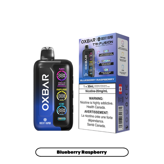 Rocky Vapor Oxbar Tri Fusion - Blueberry Raspberry