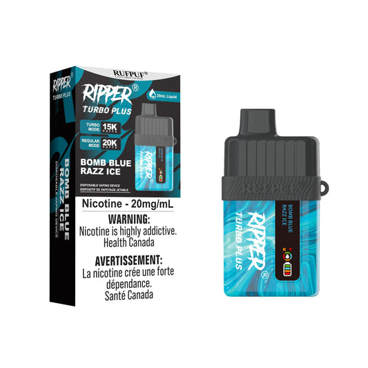 Bomb Blue Razz Ice TURBO PLUS (5Pcs)