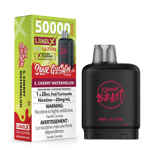 Level X Flavour Beast Chuggin' G2 Ultra - Sour Gushin S. Cherry Watermelon