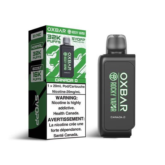 Svopp Rocky Vapor Oxbar (32K) - Canada D
