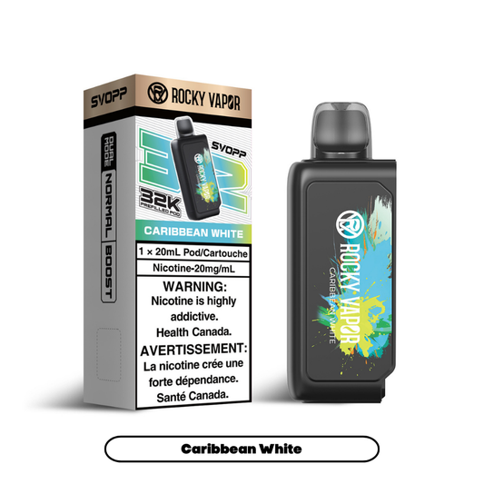 Rocky Vapor Svopp (32K) - Caribbean White
