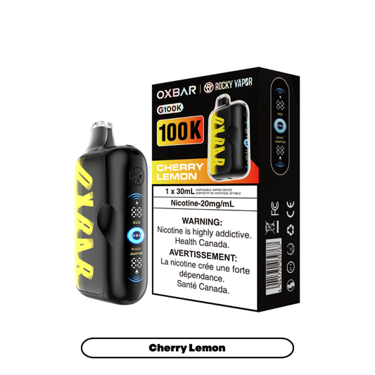 Rocky Vapor Oxbar G100K - Cherry Lemon