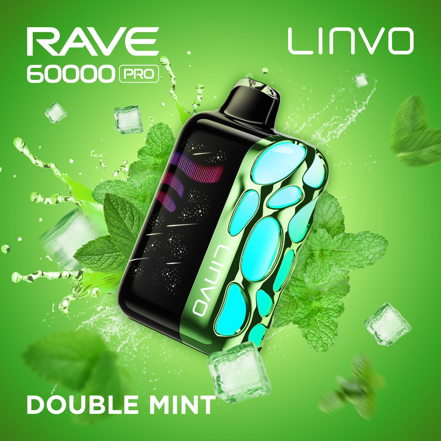 Linvo Rave 60000 Pro - Double Mint
