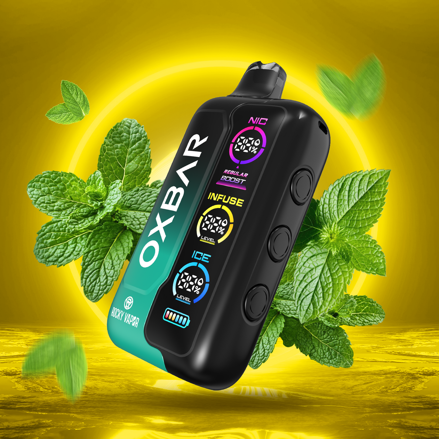 Rocky Vapor Oxbar Tri Fusion - Double Mint