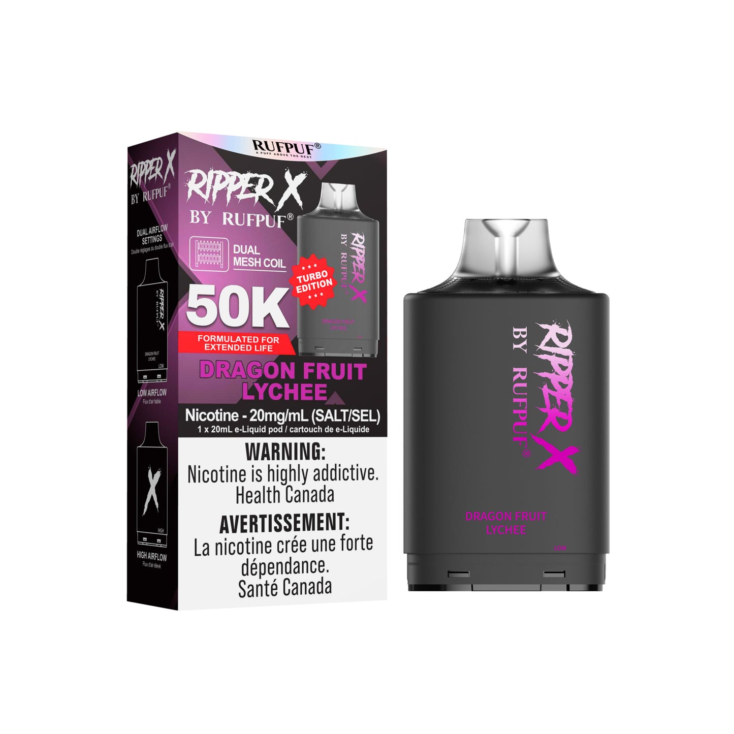 RIPPER X 50K - Dragon Fruit Lychee